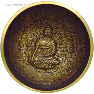 Zap Impex Schönes Weihnachtsgeschenk neues handgemachtes Messing Buddha Klangschale Tibetische Meditation Yoga Sound Schüsseln 4 Zoll