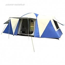 Ankon Strandzelte für Erwachsene Camping im Freien Doppelschicht Regenschutz Sonnencreme Camping-Camping-Ausrüstung 6~10 Personen Großes Weltraumzelt