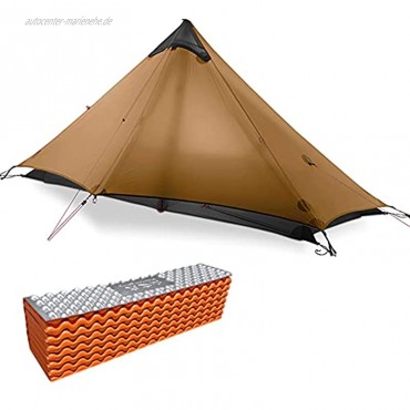 Camping Zelt Wasserdichtes Outdoor-trekkingzelt für 1 Personen Shelter Zelt 3 Jahreszeiten 4 Jahreszeiten Alpenzelt Firstzelt Einzelzelt Winddicht Regenfest Wetterfest