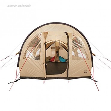 Grand Canyon Helena 3 Zelt für 3 Personen Tunnelzelt Familienzelt teilbare Schlafkabine großer Wohnbereich viele Stauraum Leichter Aufbau eingenähte Bodenwanne Camping