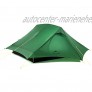 iBasingo Force UL2 Zelt Leichtes Rucksackzelt Outdoor 2 Personen Zelt Zweitüriges Campingzelt Regenfest Winddicht Doppelschicht 20D Nylon Doppelzelt NH20ZP080