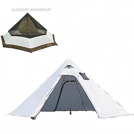 INSTRUMENT-AED Campingzelt Wasserdicht,Outdoor Camping Pyramide Tipi Zelt Leichtes Tipi Heißes Zelt Für Die Jagd Rucksack Camping Wandern Familie