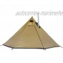 JTYX Pyramidenzelt Tipi Heiße Zelte mit Ofenlochfenstern Outdoor Camping Family Tipi Zelt für 2-4 Personen