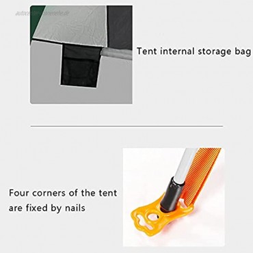 MaxDal Leichtes Rucksackzelt-4 Saison Ultraleichtes Wasserdichtes Campingzelt Großes Einfach Aufstellbares Zelt Für Den Außenbereich Wandern Color : Green A Size : 205×150×120cm