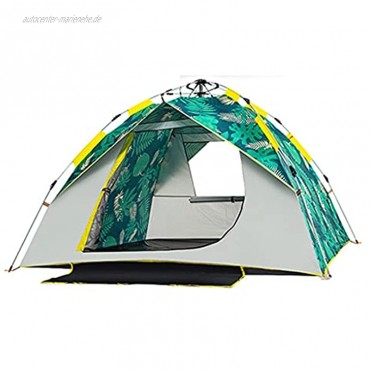 MaxDal Leichtes Rucksackzelt-4 Saison Ultraleichtes Wasserdichtes Campingzelt Großes Einfach Aufstellbares Zelt Für Den Außenbereich Wandern Color : Green A Size : 205×150×120cm