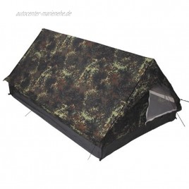 MFH 2 Personen Zelt Minipack Campingzelt BW Zelt Outdoor 213x137x97cm