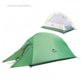 Naturehike Cloud-up 1 Ultraleichtes Campingzelt für 1 Person Wasserdichtes Doppelschicht Backpackingzelt 4 Seasons