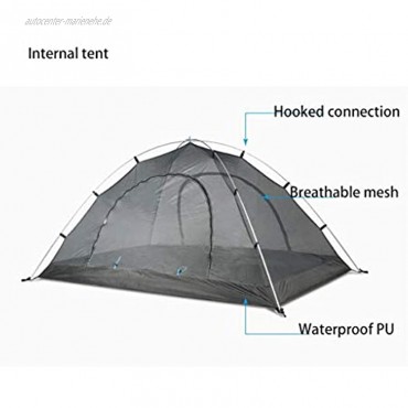 tent Outdoor-Ausrüstung für 4 Personen wasserdicht feuchtigkeitsbeständig Schädlingsbekämpfung Outdoor-Campingausrüstung Farbe: B