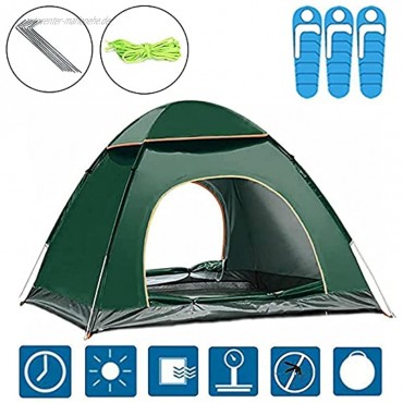 XQMY Pop Up Zelt 2-3 Personen Campingzelt Wasserdichtes Familienzelt Wanderzelt