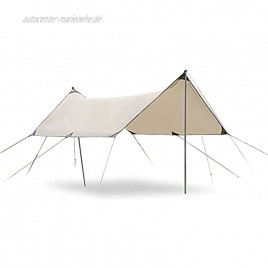 YONGJINGN Vordach für Outdoor-Camping Zelt ultraleicht für Camping Picknick Regen- und Sonnenschutz Pergola Größe: 43 x 296 cm