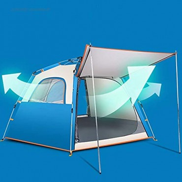 ZR Zelt im Freien automatische 3-4 Personen Camping verdickt Aufstand Regen einzigen doppelten Regen Camping wildes Zuhause Zelt Farbe : Grün