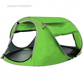 Ankon Kompakte Kuppelzelt Zelte für Campingzelt Strandzelt Große Automatische sofortige leichte Wandern Camping Zelt für 3 Personenzelt Faltbares Campingzelt Color : Green Size : 240x180x100cm