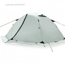 CDSL Zelte Kuppelzelt 2 Personen Zelt Double Layer im Freienzelt-Wasserdicht Warm Tragbare Winter-Schnee-Rock Zelte Leichten Easy Setup-Zelt