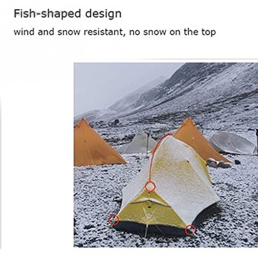 Chuen Lung Kompakte Kuppelzelt Zelt Zelt Ultralight Camping Zelt 2 Person Einfache Einrichtung Doppelschicht wasserdichte Fischform Design Zelt zum Wandern Radfahren im Freienzelt Color : Red