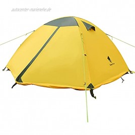 GEERTOP Campingzelt für 3 Personen 4 Jahreszeiten Rucksackreisen Zelt für Outdoor Survival – freistehendes Zelt