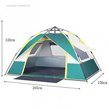 Hong Yi Fei-Shop kuppelzelt Automatische tragbare Zelt Verdickung regendicht Outdoor Zelt Home Camping Outdoor Zelt Zelt