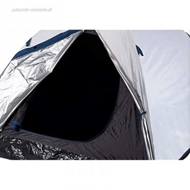 Spetebo Iglu Zelt 2 Personen in Silber grau 200x190x120 cm Cool Fresh Dark Black Kuppelzelt Camping Zelt