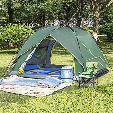 T-Day Zelt Strandzelt Erstklassiges Kuppelzelt mit Fiberglas-Stangen Veranda und dreifacher Belüftung für bis zu 3 6 Personen