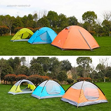 TRIWONDER 2-3 Personen Camping Zelt Leichtes und Wasserdichtes Zelt mit UV-Schutz für Outdoor Reisen