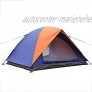 Zelt Tragbare Festivalzelt Große Kuppelzelt wasserdichte Familie Camping Zelt mit genäht Für Wanderreisen Color : Orange