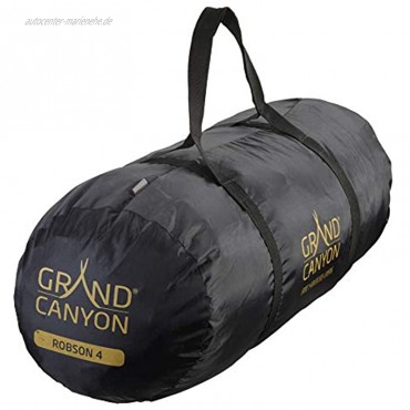 Grand Canyon Robson 4 Tunnelzelt für 4 Personen | Ultra-leicht wasserdicht kleines Packmaß | Zelt für Trekking Camping Outdoor