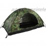 Tragbares EIN-Personen-Zelt mit Belüftungsöffnung und Abdeckung Outdoor-Tarnungs-UV-Schutz wasserdichtes Tarnungs-Zelt für Camping-Wandern