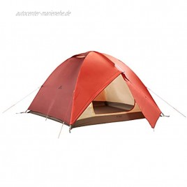 VAUDE 4-personen-zelt Campo Grande 3-4P 3-4 personenzelt extragroßes Zelt mit 2 Apsiden terracotta one Size 142251700