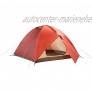 VAUDE 4-personen-zelt Campo Grande 3-4P 3-4 personenzelt extragroßes Zelt mit 2 Apsiden terracotta one Size 142251700