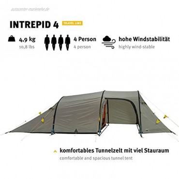 Wechsel Tents Tunnelzelte Intrepid Travel Line Familienzelte für 4-5 Personen mit 5.000 mm Wassersäule
