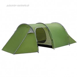 ZCZZ Campingausrüstung Outdoor-Zubehör 3-4 Personen Leben in einem Haus und einem Tunnelzelt für Camping Outdoor-Spielzelt