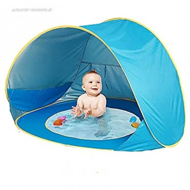 Athemeet Baby Pop Up Strand Zelt Bewegliche Automatische Instant Strand Zelt Wasserdichtes Anti Uv Schatten Camping Zelt Sun Shelter Zelt Mit Baby Pool Für Kleinkind Blau