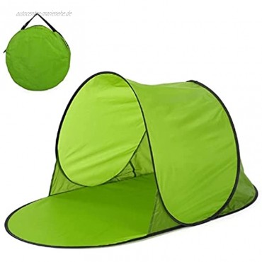 Automatisch Pop Up Strandmuschel UV-Schutz Strandzelt für 1 Personen Tragbar Extra Light Wurfzelt mit Tragetasche für Familie Strand Garten Outdoor Camping