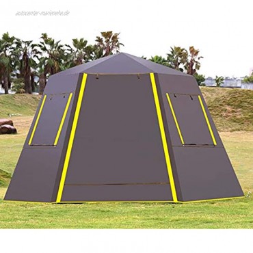 BBX Automatische Pop-Up-Gruppe Camping Zelt mit Sonnendach 4-6 Personen Windproof Snow Shelter 5000 mm Wassersäule Wasserdicht Wandern Backpacking Trekking