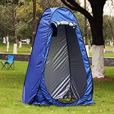 Coolty Pop-up Toilettenzelt Umkleidezelt Tragbar Tragbar Camping Dusche Zelt Mobile Umkleidekabine Lagerzelt Blau