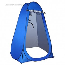 Coolty Pop-up Toilettenzelt Umkleidezelt Tragbar Tragbar Camping Dusche Zelt Mobile Umkleidekabine Lagerzelt Blau