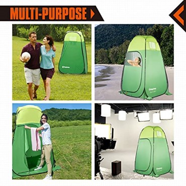 KingCamp Pop up Toilettenzelt Duschzelt Tragbare Umkleidekabine für Camping Toilette Dusche Strand Mobile Privat WC Zelt 190 cm