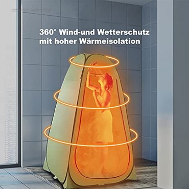 Maity Vollautomatisches Pop-Up schnell öffnendes Umkleidezelt Außenduschbad Zelt Angeln Toilettenzelt Duschzelt Ölgrün