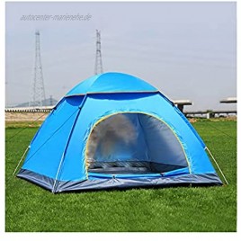 TOSZWJDY001 Wurfzelt Instant Pop Up Family Camping Zelt Für Personen Dome Sun Shelter Schnell Eingerichtet Für Camping Wandern Angelzelte,Blau,200x140x110cm
