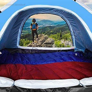 Ubon 2 bis 3 Person Pop Up Zelt Instant Lightweight Camping Glamping Sleepover Backpacking Zelte Quick Zwei Schritt automatische Setup Sonne und Winddicht Portable Outdoor Cabin Shelter