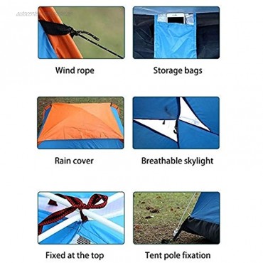YUYDYU Pop-Up-Zelt Schnellöffnungszelt Strandregenschutz tragbares wasserdichtes Campingzelt Sonnenschutz für draußen Wandern Camping
