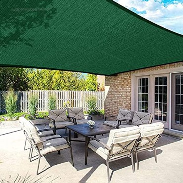 CHBIN Sonnensegel Sonnenschutz 3.5x5.5m Sport Sonnensegel 95% UV Schutz Sonnenschutz reißfestem für Camping Terrasse Balkon Garten Outdoor Grün