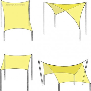 Logo Rechteckig Sonnensegel Sonnenschutz 3x7m Windschutz Wasserabweisend Sonnen Segel Polyester für Garten Balkon Outdoor Terrasse Dunkelgrau
