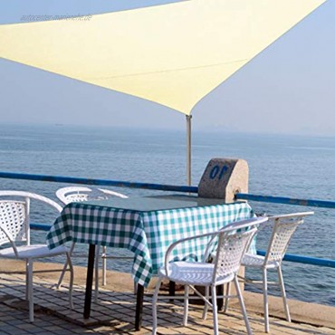 TedGem Sonnensegel Sonnensegel Dreieckig Sonnensegel Wasserdicht Sonnenschutz Balkon Hergestellt aus hochwertigem Polyester mit UV Schutz 160 g m2. für Garten Balkon Terrasse3x3x3M