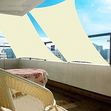 TedGem Sonnensegel Sonnensegel Wasserdicht Sonnenschutz Balkon Sonnensegel Hergestellt aus hochwertigem Polyester 160 g m2. für Garten Balkon Terrasse 3x4M