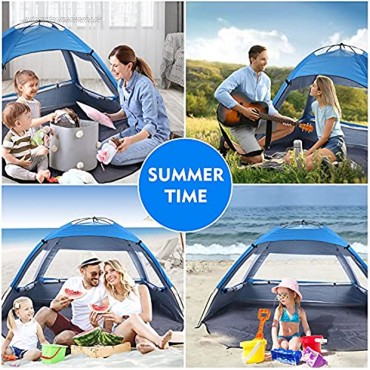 Campingzelt für 2 Personen tragbar faltbar leicht wasserdicht winddicht Pop-Up-Zelt einfache Einrichtung für Familie Camping Wandern Bergsteigen Outdoor