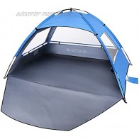 Campingzelt für 2 Personen tragbar faltbar leicht wasserdicht winddicht Pop-Up-Zelt einfache Einrichtung für Familie Camping Wandern Bergsteigen Outdoor
