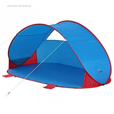 High Peak Pop up Zelt für 2 Personen Strandmuschel UV Schutz 40 Sonnenschutz extra leicht Minipackmaß tragbares Zelt einfacher und schneller Aufbau