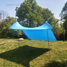 mementoy Schatten Zelt Strand Schatten Zelt Tragbarer Baldachin Sun Shelter UV-Schutzzelt Für Picknick-Wanderungen Im Freien