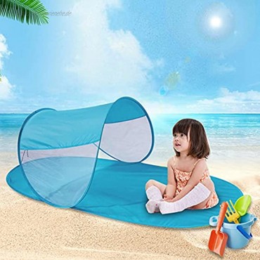 Strandmuschel ​Pop Up Strand-Zelt Windschutz Am Strand Wurfzelt Blitzschnell Selbstaufbauendes Sonnensegel Outdoor Zelt Automatik Muschel Mit UV-Sonnenschutz