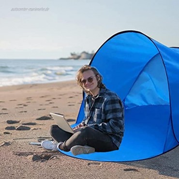 Strandmuschel Strand Shelter Pop Up Strandzelt Tragbares Extra Leichtes Strandzelt Baby Sonnenschutz Strandzelt Für Strandgarten Camping